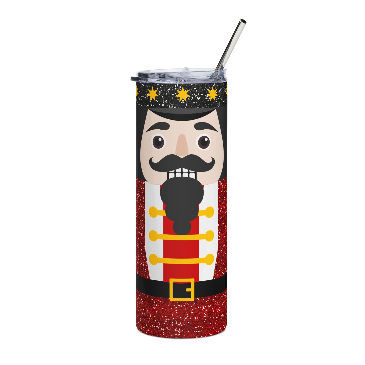Nutcracker Stainless Steel Tumbler | Festive Drinkware, Holiday Gifts, Christmas Parties, Creative Gift Ideas, Eco-Friendly Tumblers