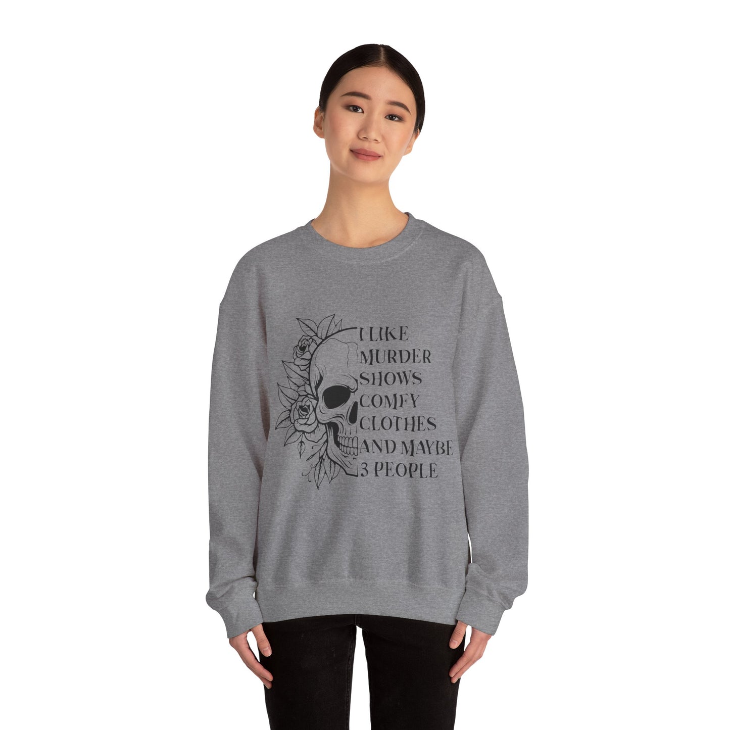 Crewneck Sweatshirt - Murder Shows and Comfy Clothes