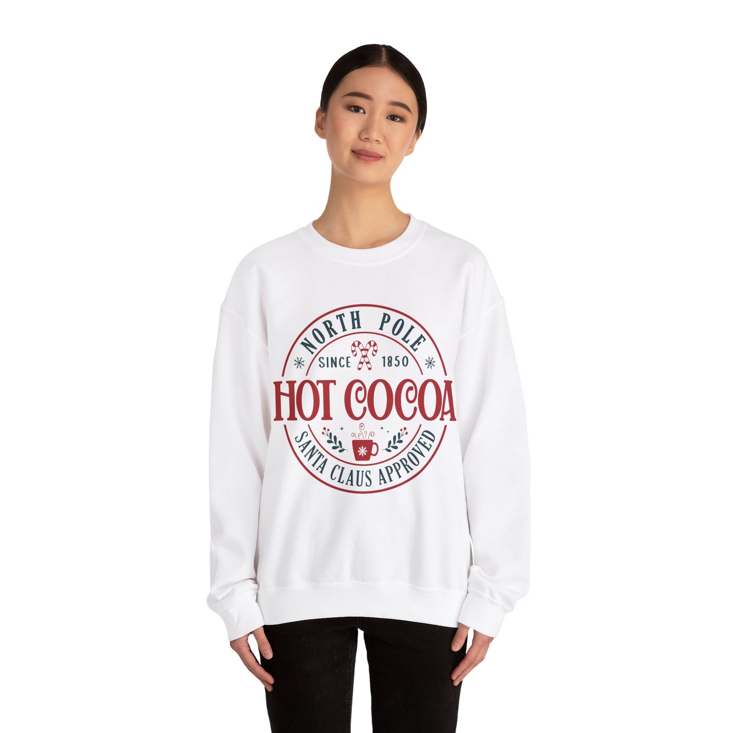 North Pole Hot Cocoa - Heavy Blend™ Crewneck Sweatshirt
