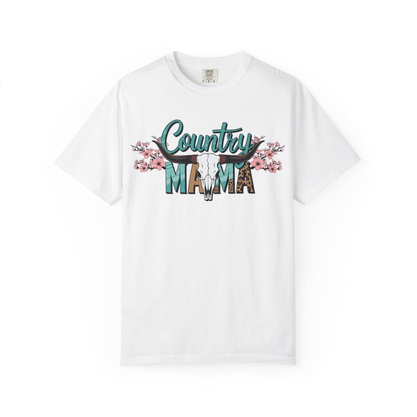 Country Mama T-Shirt, Unisex Tee, Floral Graphic Tee, Gift for Moms, Country Style Shirt, Casual Wear