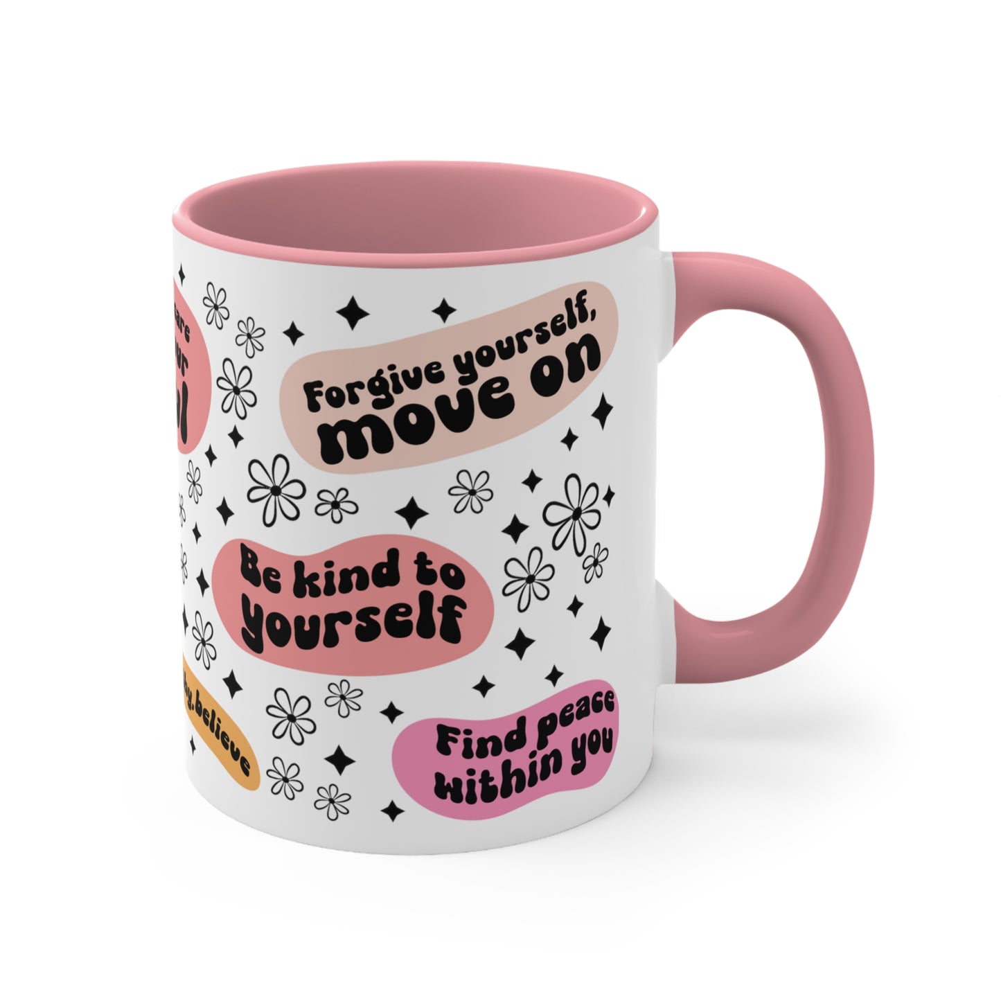Christian Quotes - Accent Coffee Mug, 11oz