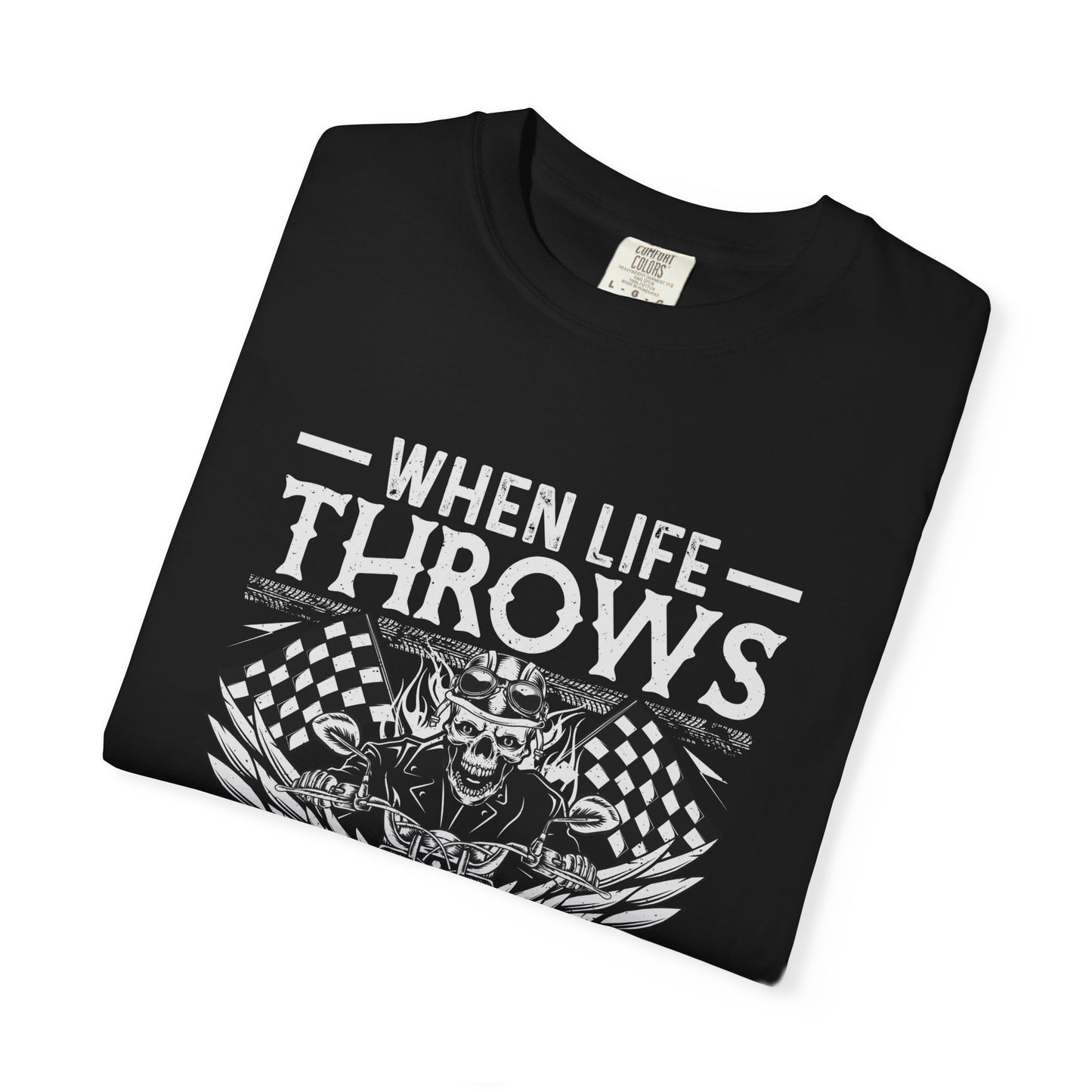 When life throws you a curve - Softstyle T-Shirt