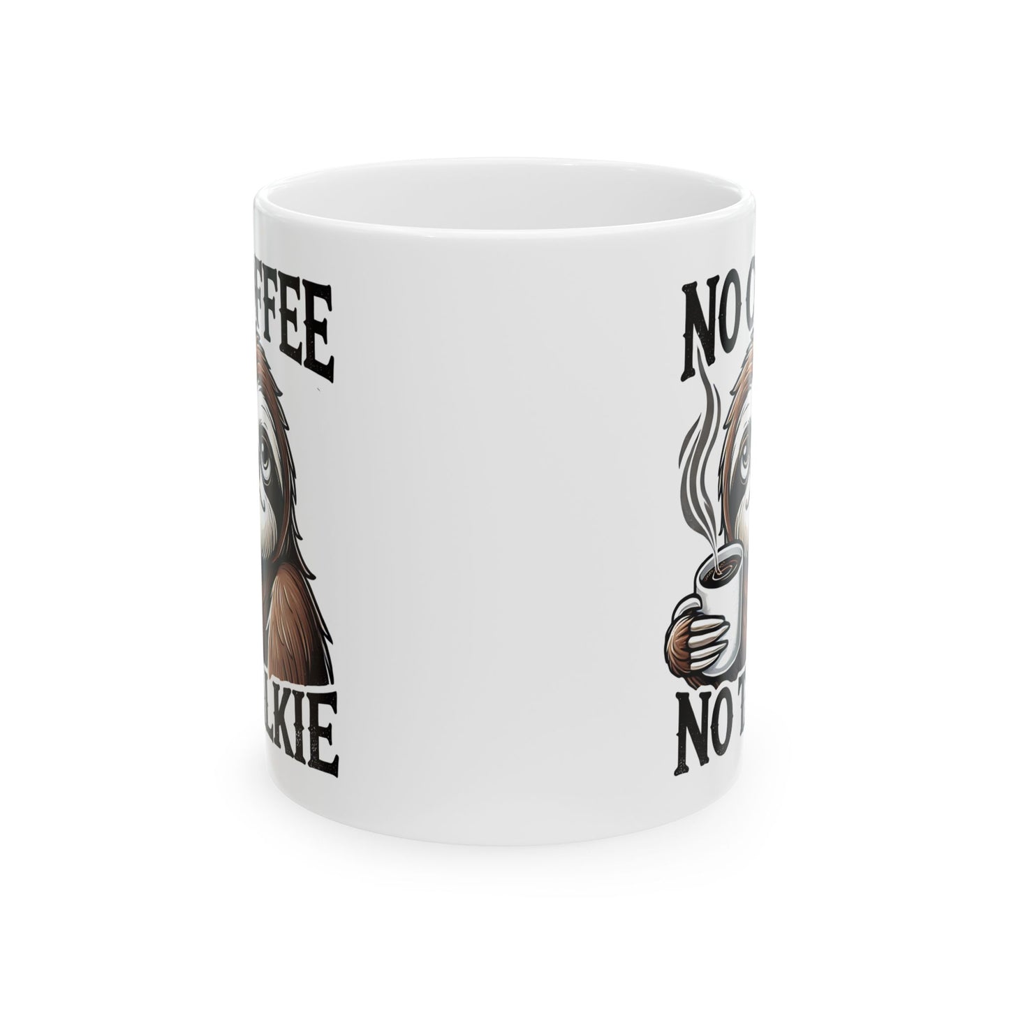 Funny Sloth Coffee Mug - "No Coffee, No Workie" - Perfect Gift for Coffee Lovers