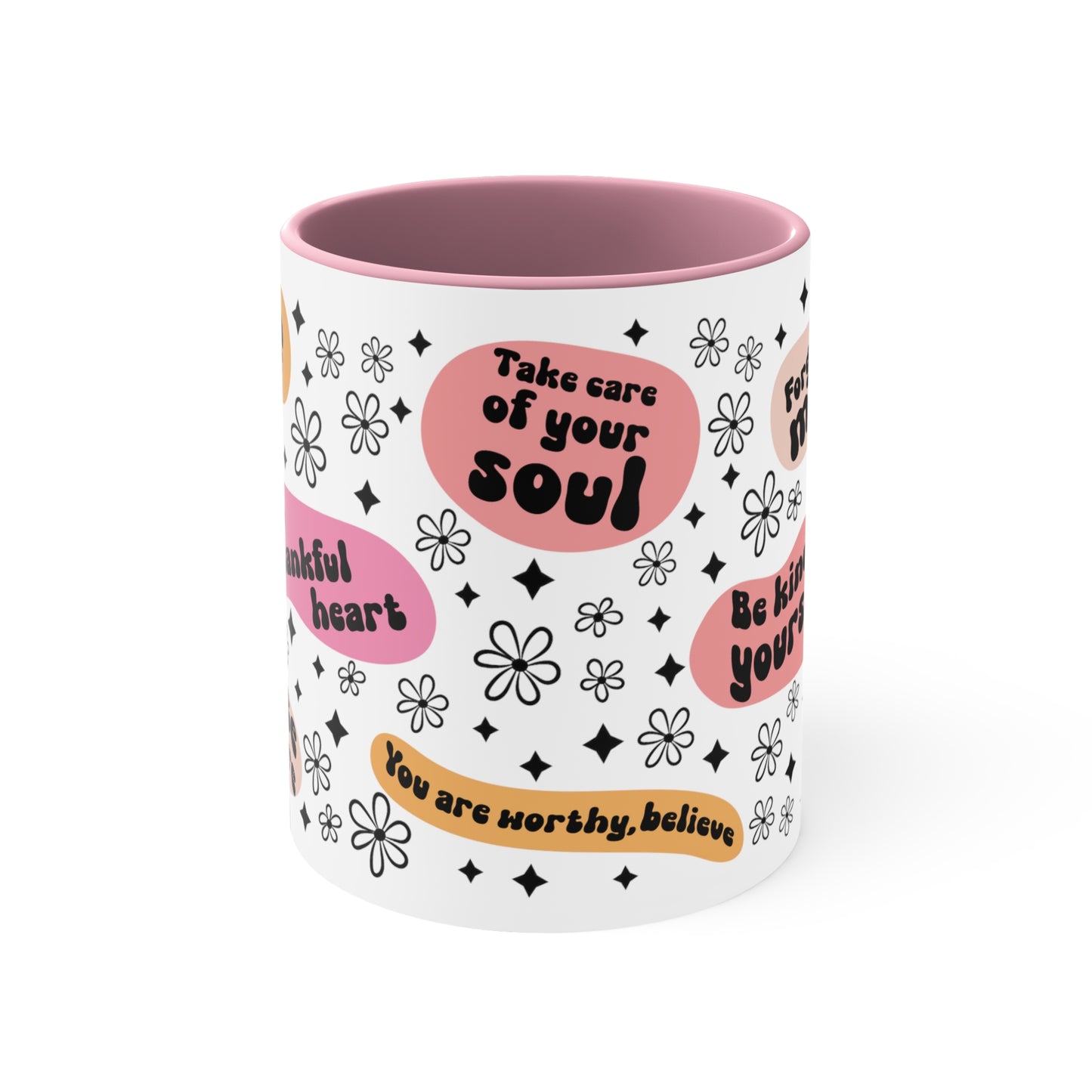 Christian Quotes - Accent Coffee Mug, 11oz