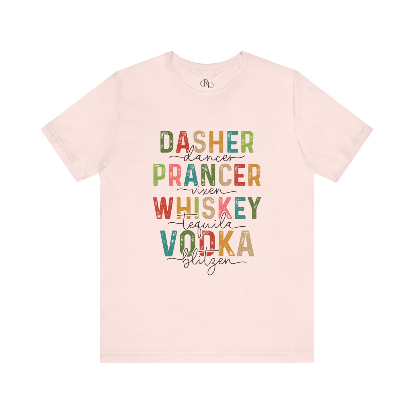 Funny Rudolph Whiskey Vodka Tee