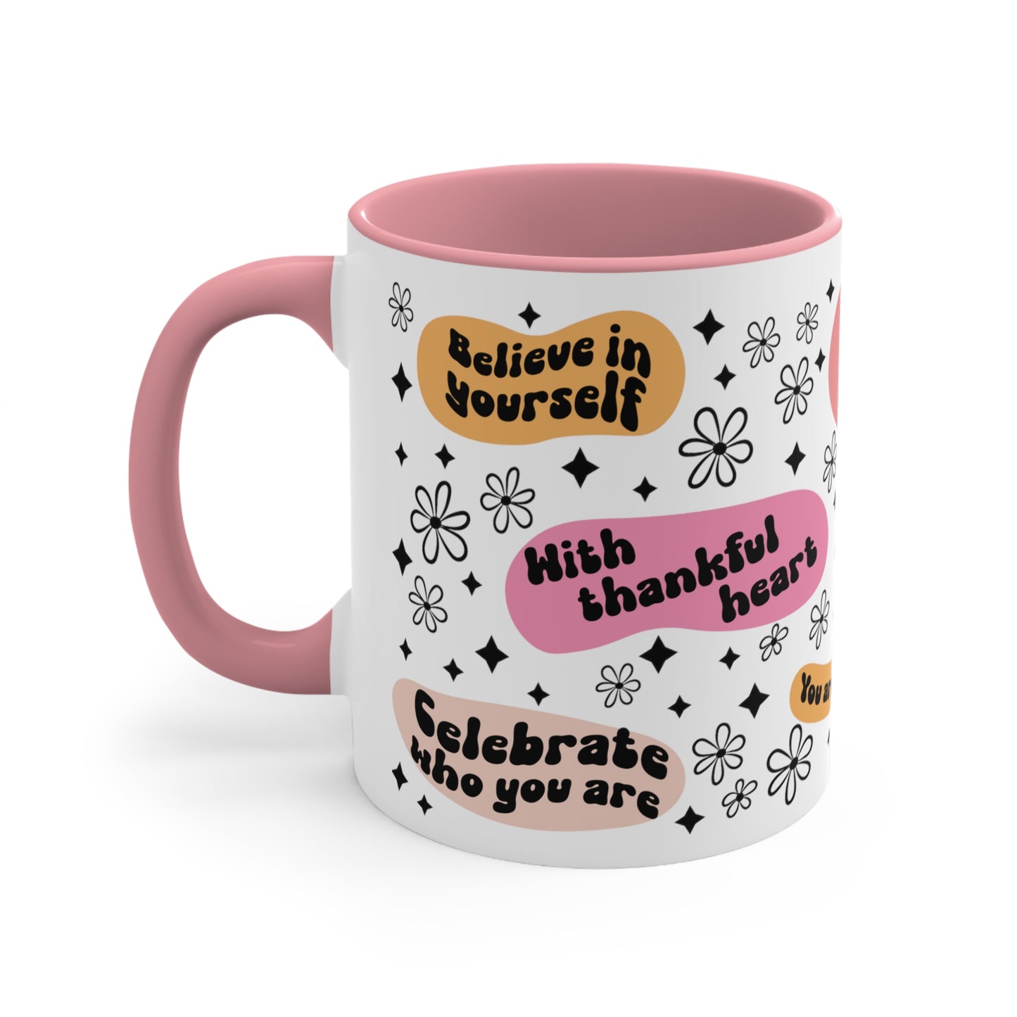 Christian Quotes - Accent Coffee Mug, 11oz