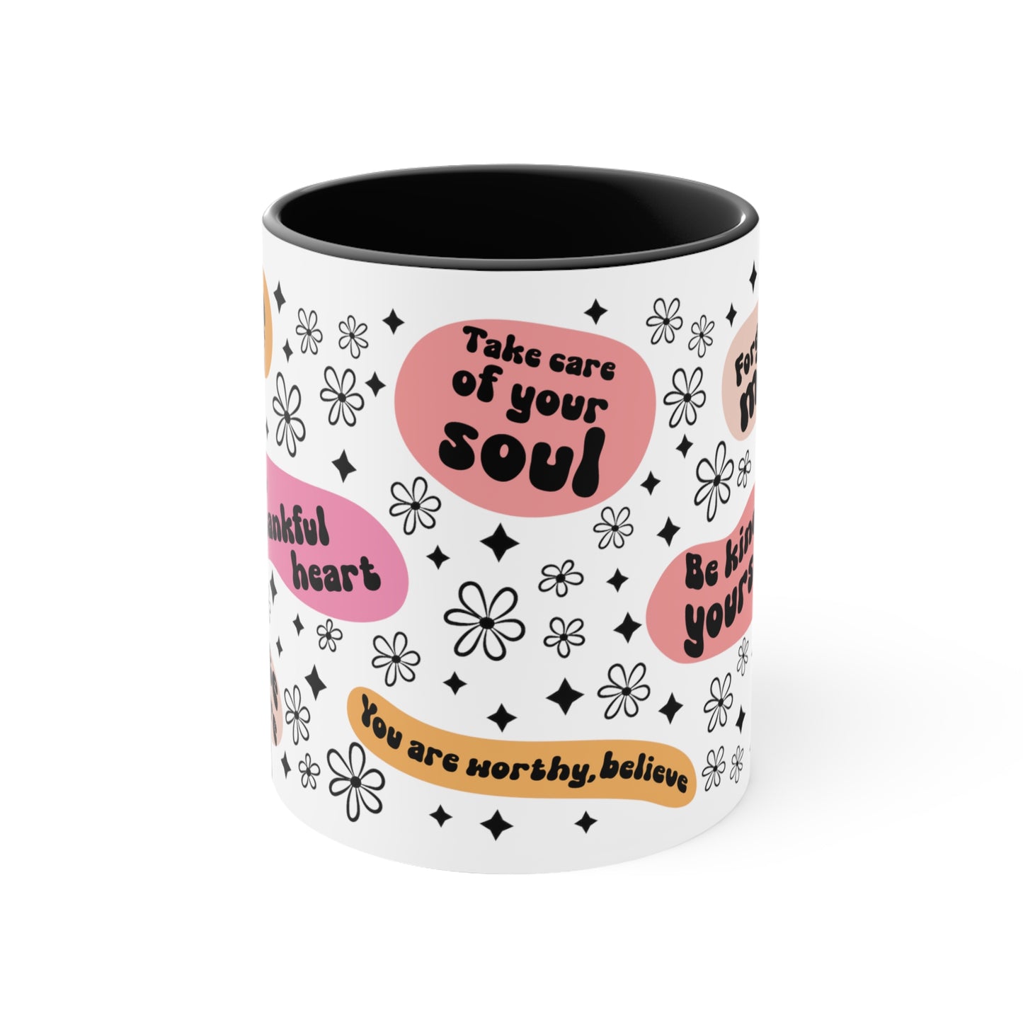 Christian Quotes - Accent Coffee Mug, 11oz