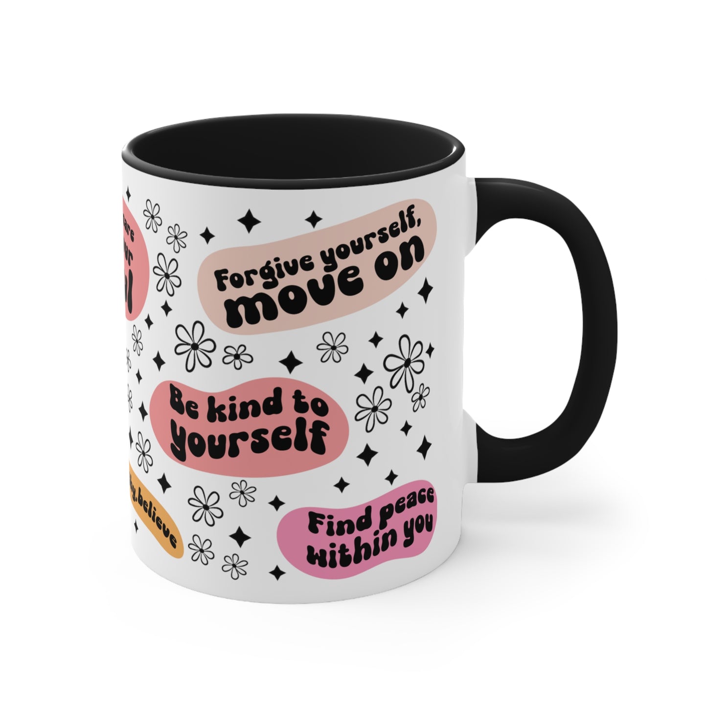 Christian Quotes - Accent Coffee Mug, 11oz