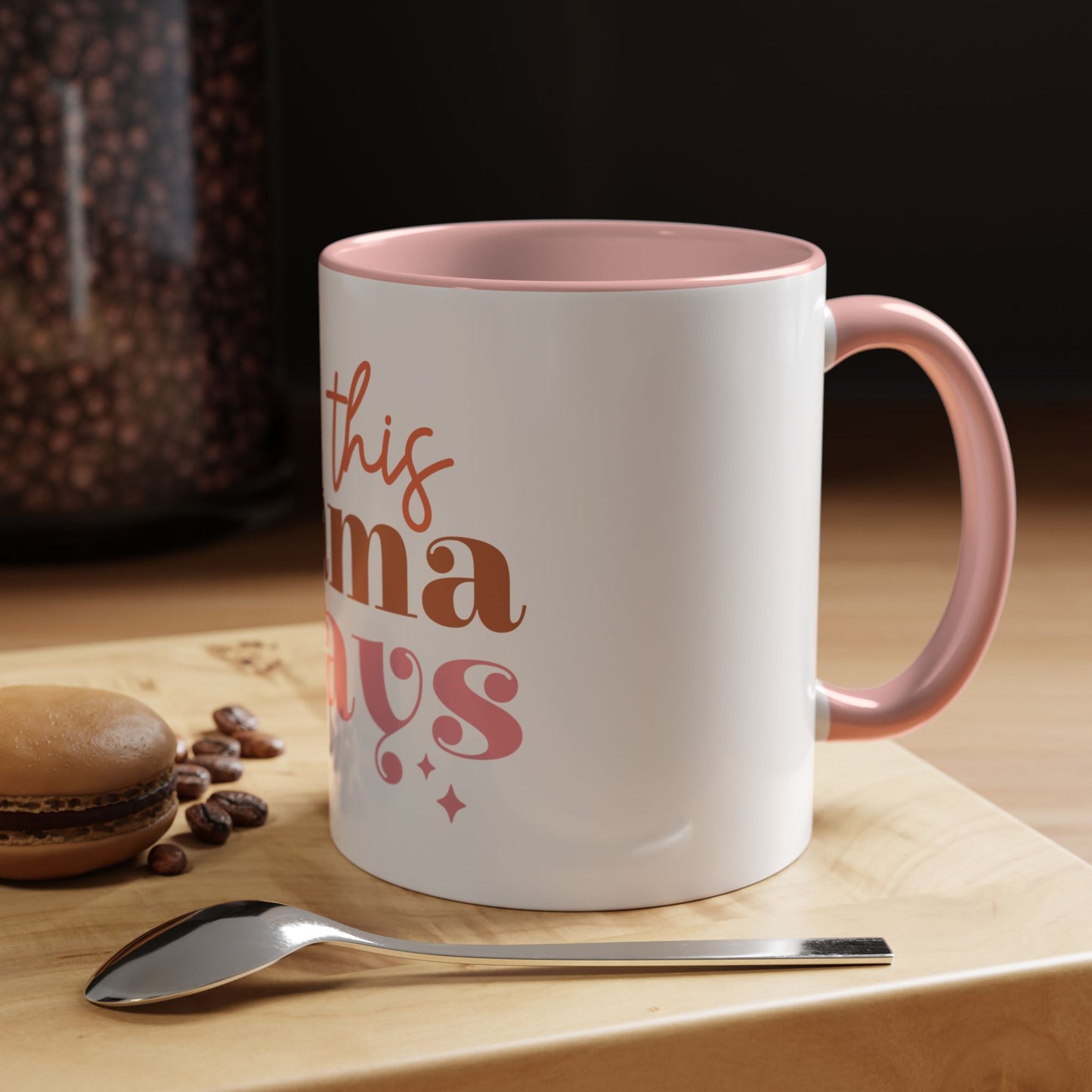 This Mama Prays - Accent Coffee Mug, 11oz