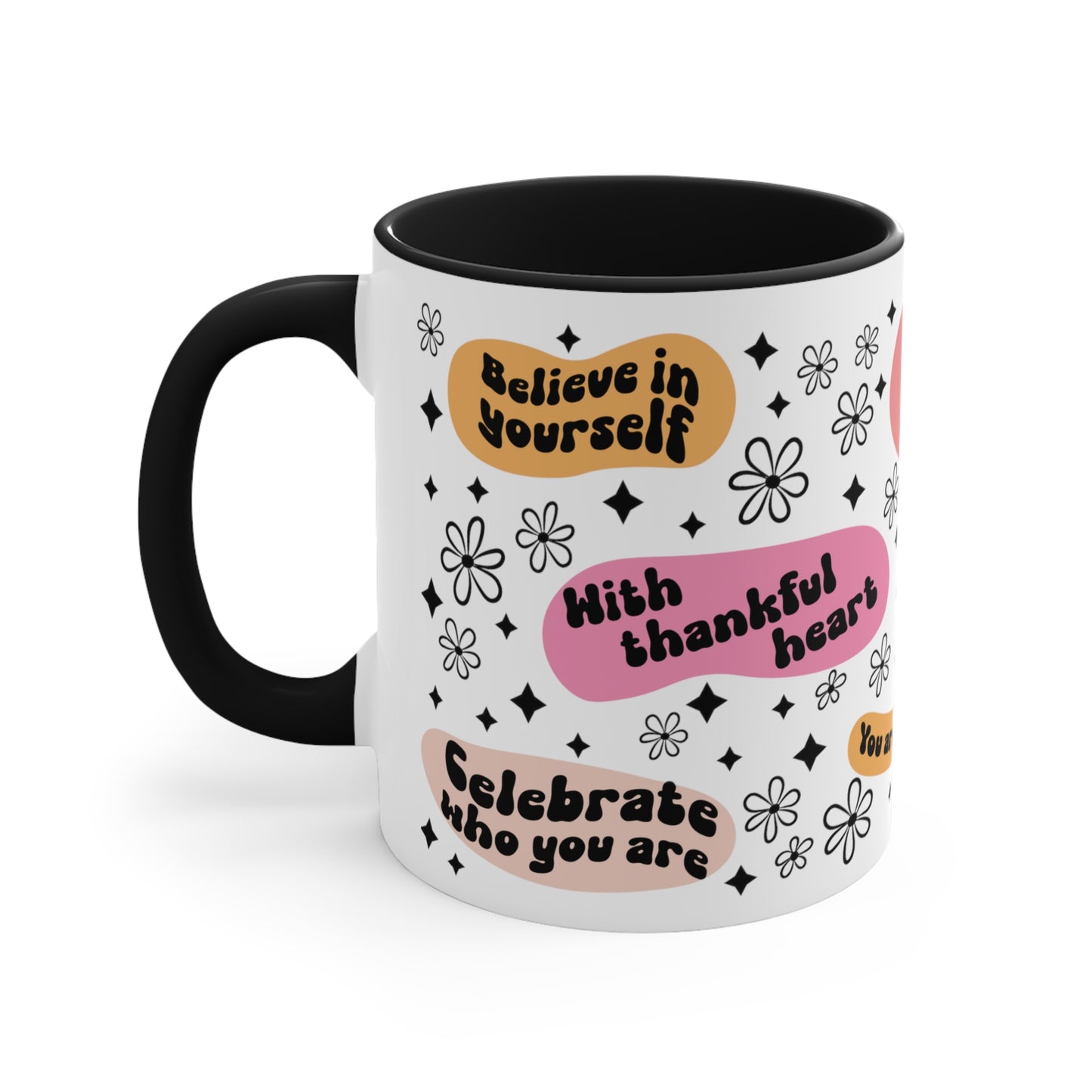 Christian Quotes - Accent Coffee Mug, 11oz