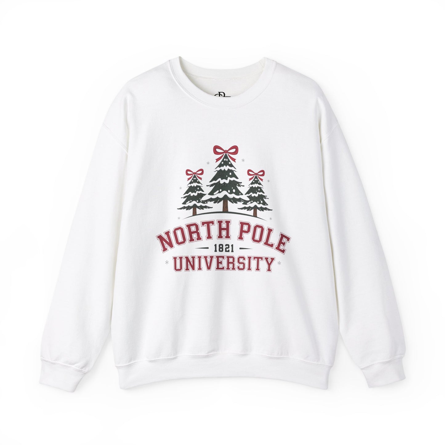 North Pole University Holiday Sweatshirt - Heavy Blend™ Crewneck