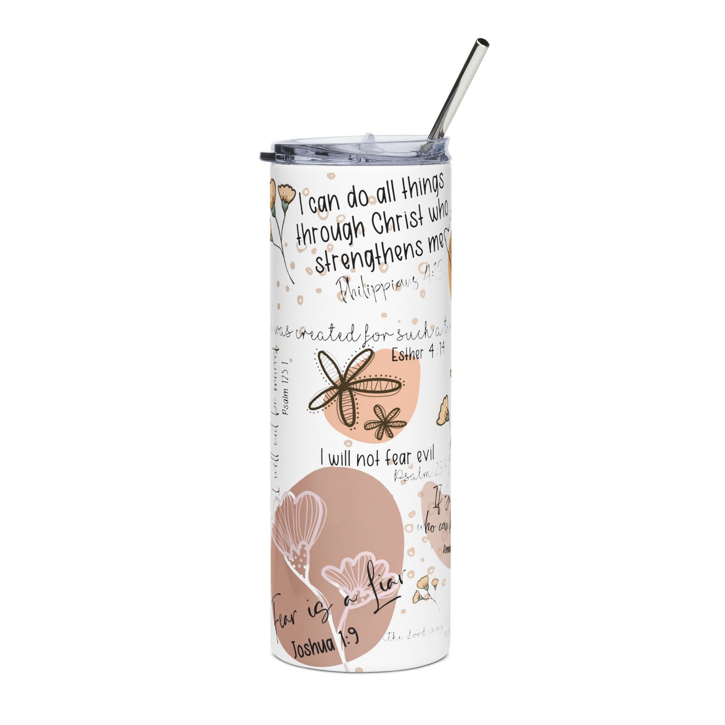 Inspirational Stainless Steel Tumbler, 20oz - Motivational Drinkware for Home, Office, Travel, Gifts