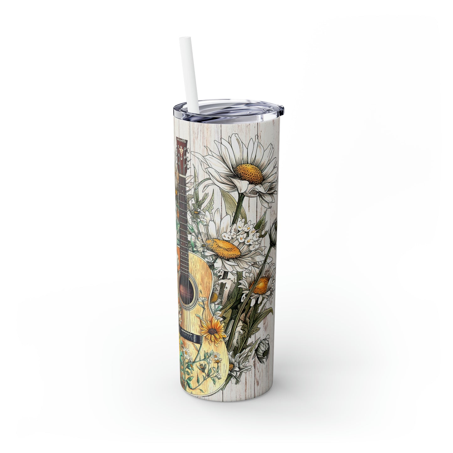 Country Music Girl - Skinny Tumbler with Straw, 20oz