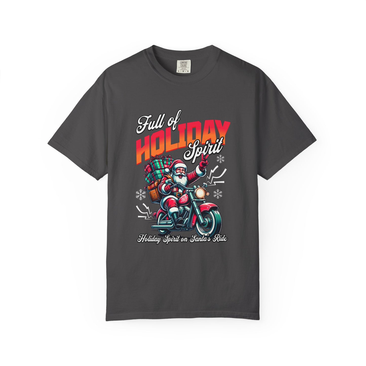 Santa Motorcycle T-Shirt