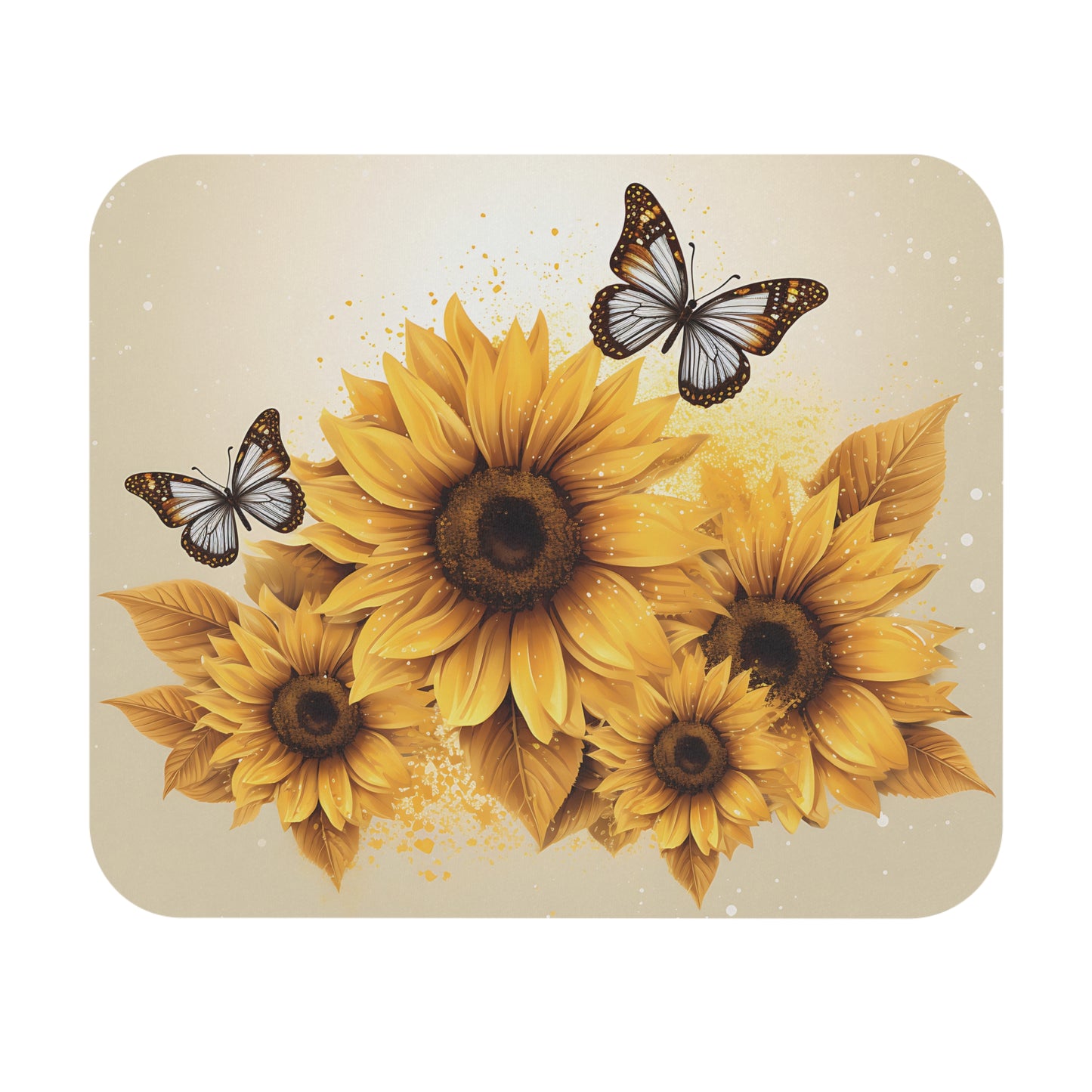 Sunflower Butterflies - Mouse Pad