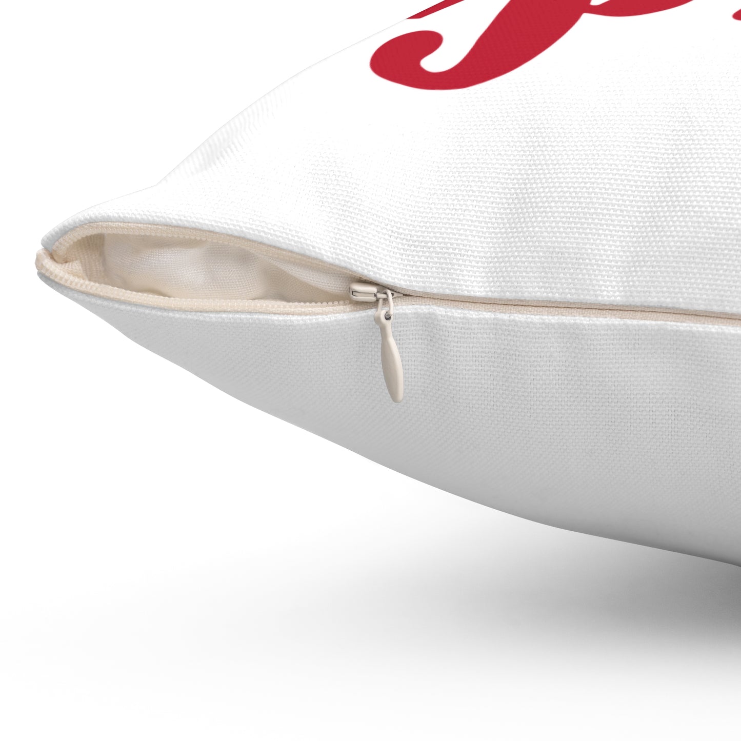 Hey Sugar Pie Decorative Throw Pillow — Retro Pink Typography Accent Cushion