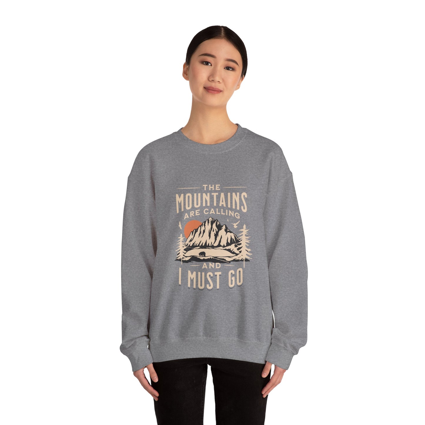 Mountains are Calling - Unisex Heavy Blend™ Crewneck Sweatshirt