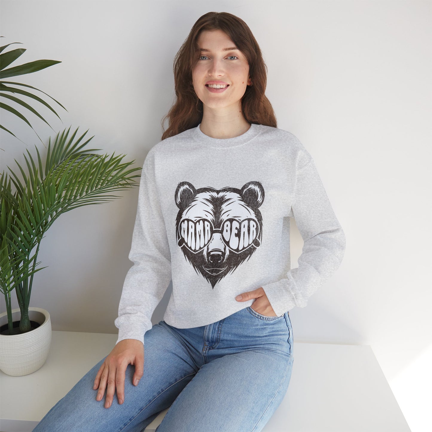 Mama Bear - Heavy Blend™ Crewneck Sweatshirt