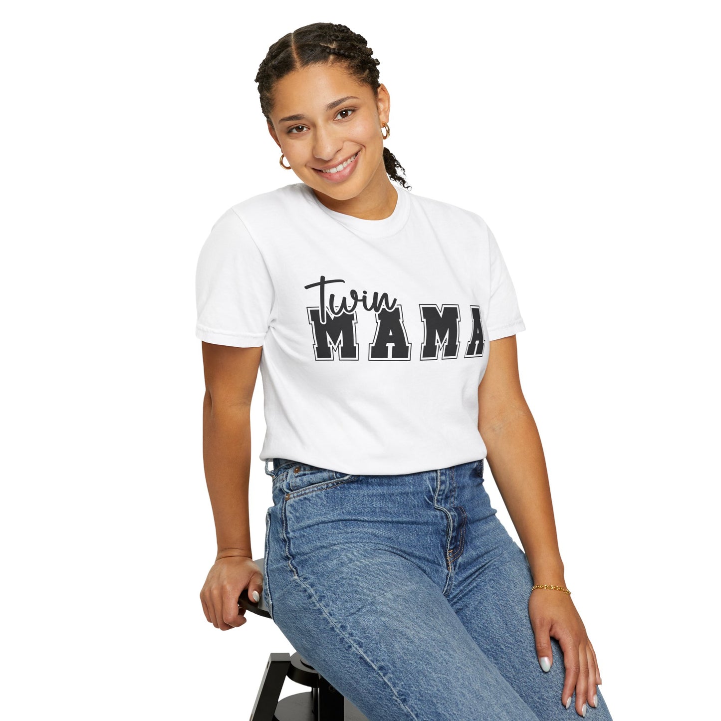 Twin Mama T-Shirt, Gift for Moms, Mother's Day Tee, Casual Wear, Birthday Present, Family Reunion Shirt