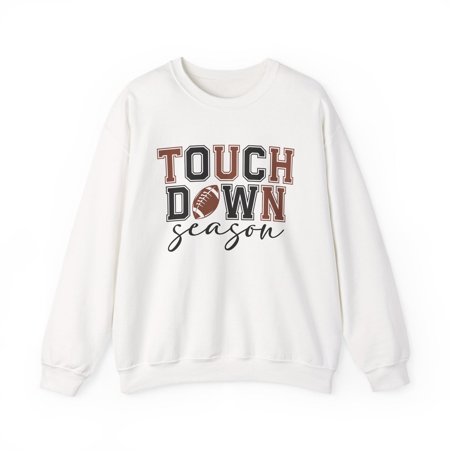 Touchdown Season Sweatshirt - Cozy Unisex Crewneck for Football Fans, Game Day Attire, Gift for Him or Her, Sports Apparel, Fall Fashion