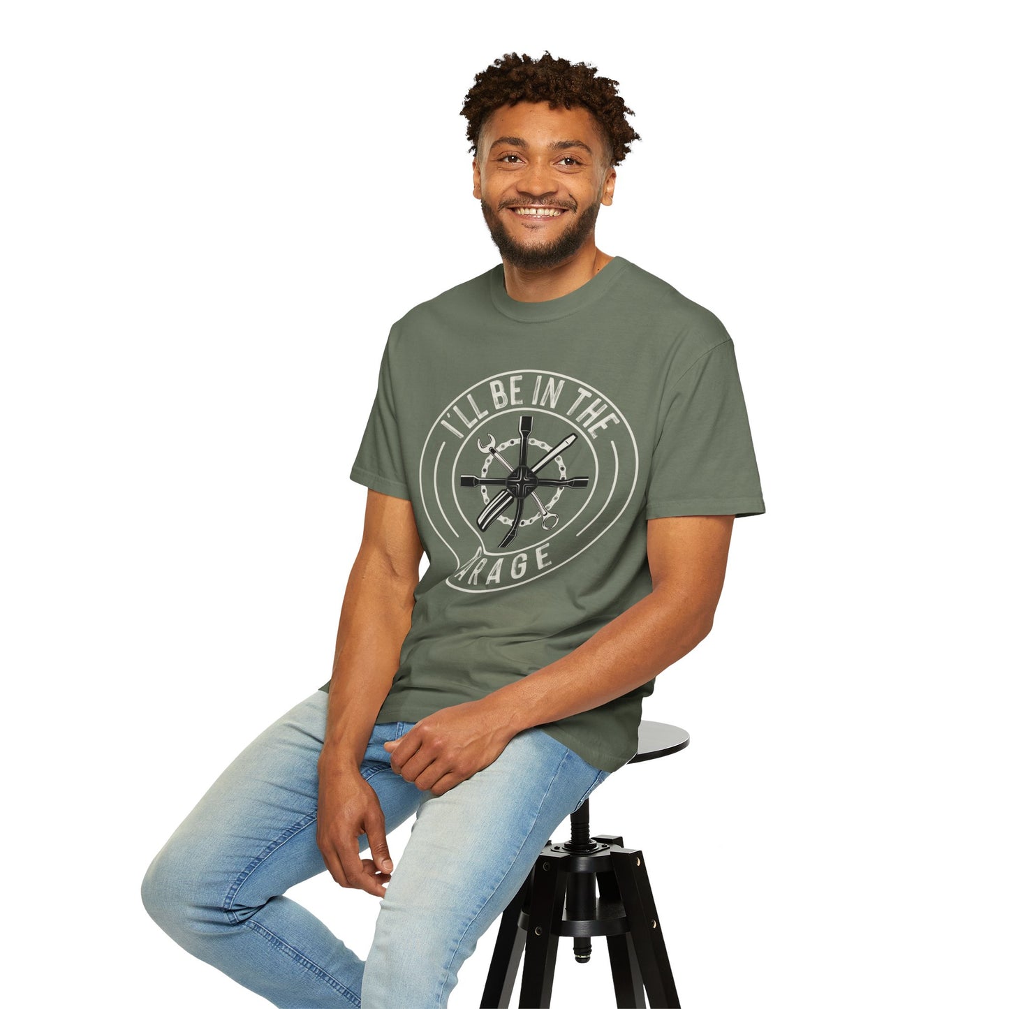 I'll be in the garage - Softstyle T-Shirt
