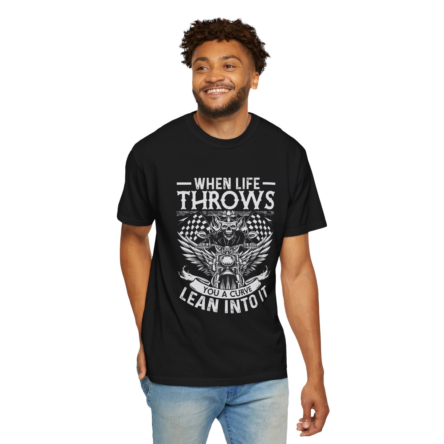 When life throws you a curve - Softstyle T-Shirt