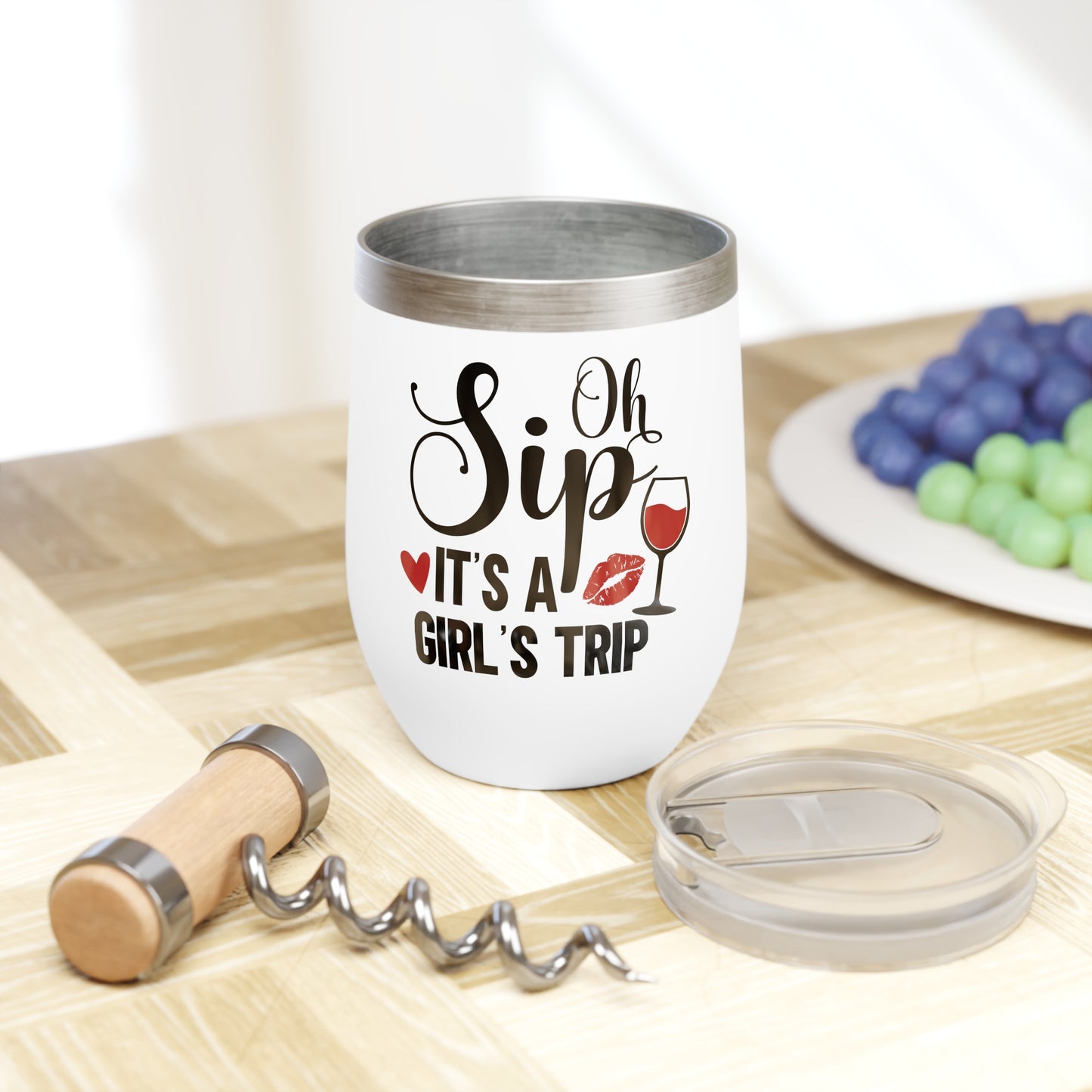 Chill Wine Tumbler - Oh Sip it's a Girl's Trip