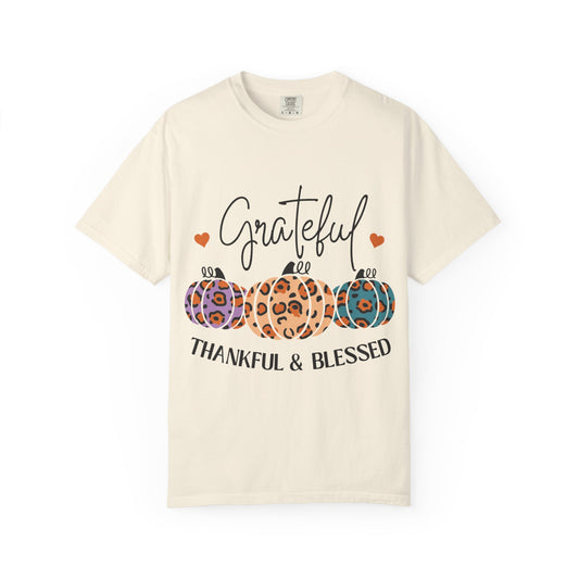 Grateful Thankful and Blessed - Jersey Short Sleeve T-Shirt
