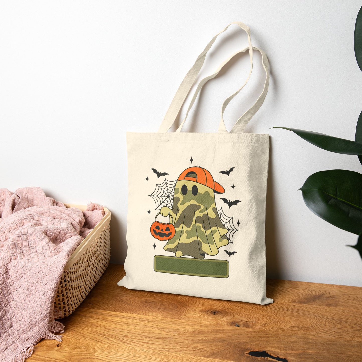 Halloween Ghosts Cotton Canvas Tote Bag | Eco-Friendly Shopping Bag, Trick or Treat Tote, Fall Festival Accessory, Spooky Season Bags, [...]