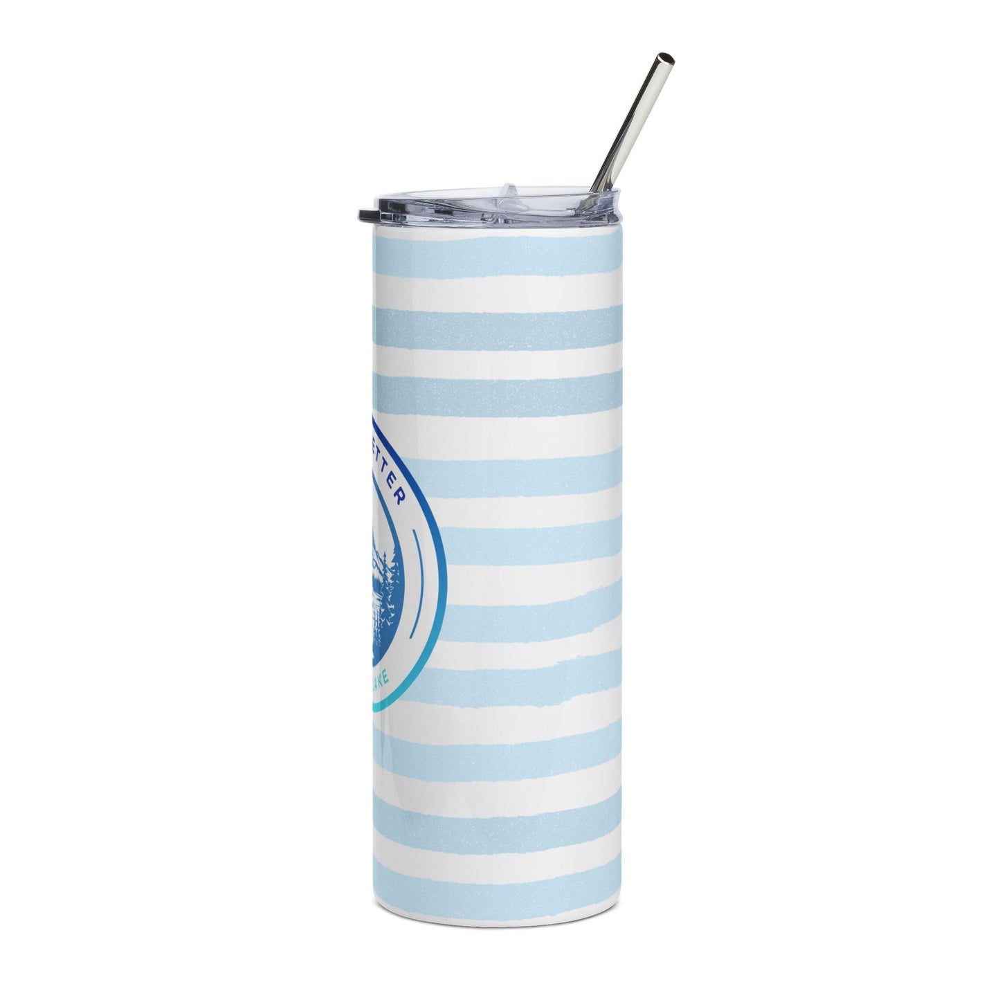 Stainless Steel Tumbler — Life is Better at the Lake, Travel Mug, Outdoor Drinkware, Beach Accessory, Lake House Gift, Summer Beverage [...]
