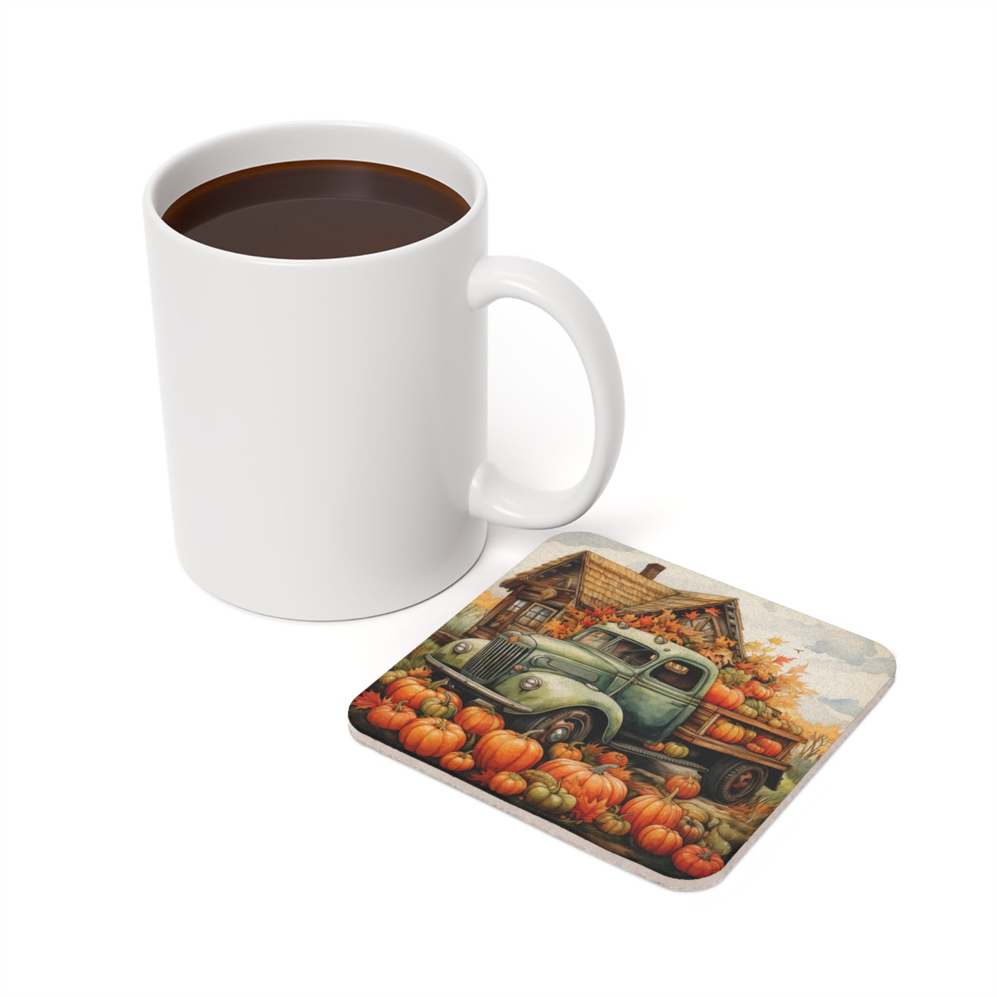 Farmhouse - Corkwood Coaster Set