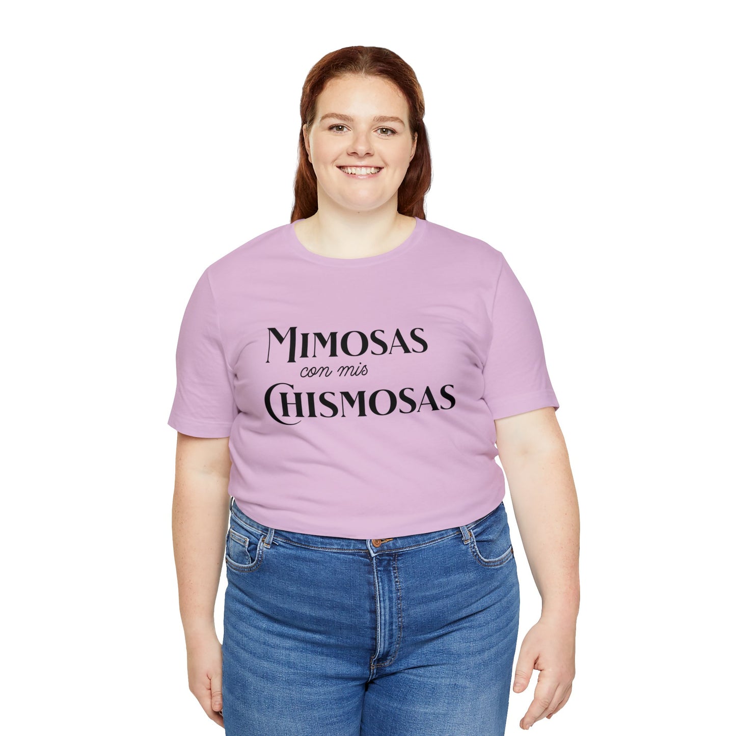 Mimosas con mis chismosas - Jersey Short Sleeve T-Shirt