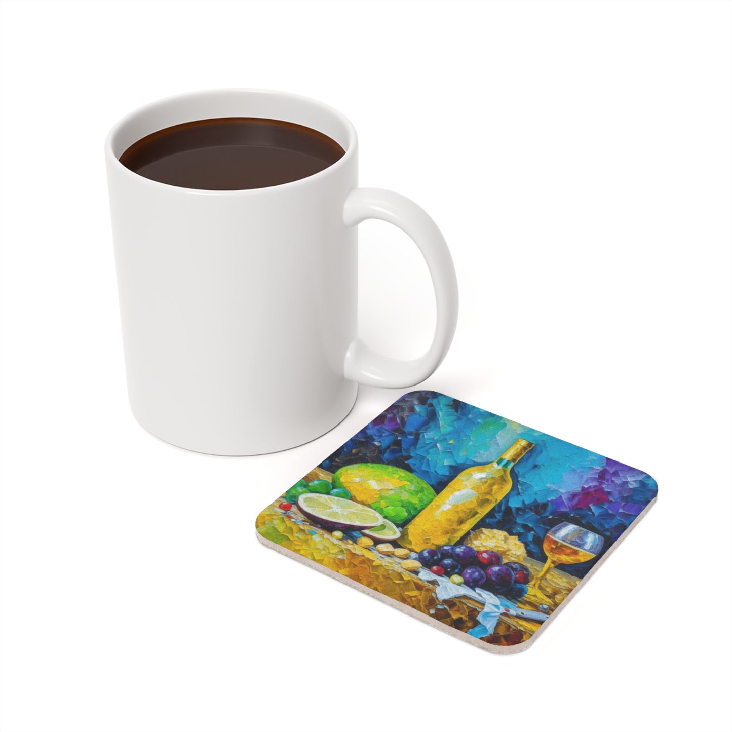 Wine Art - Corkwood Coaster Set
