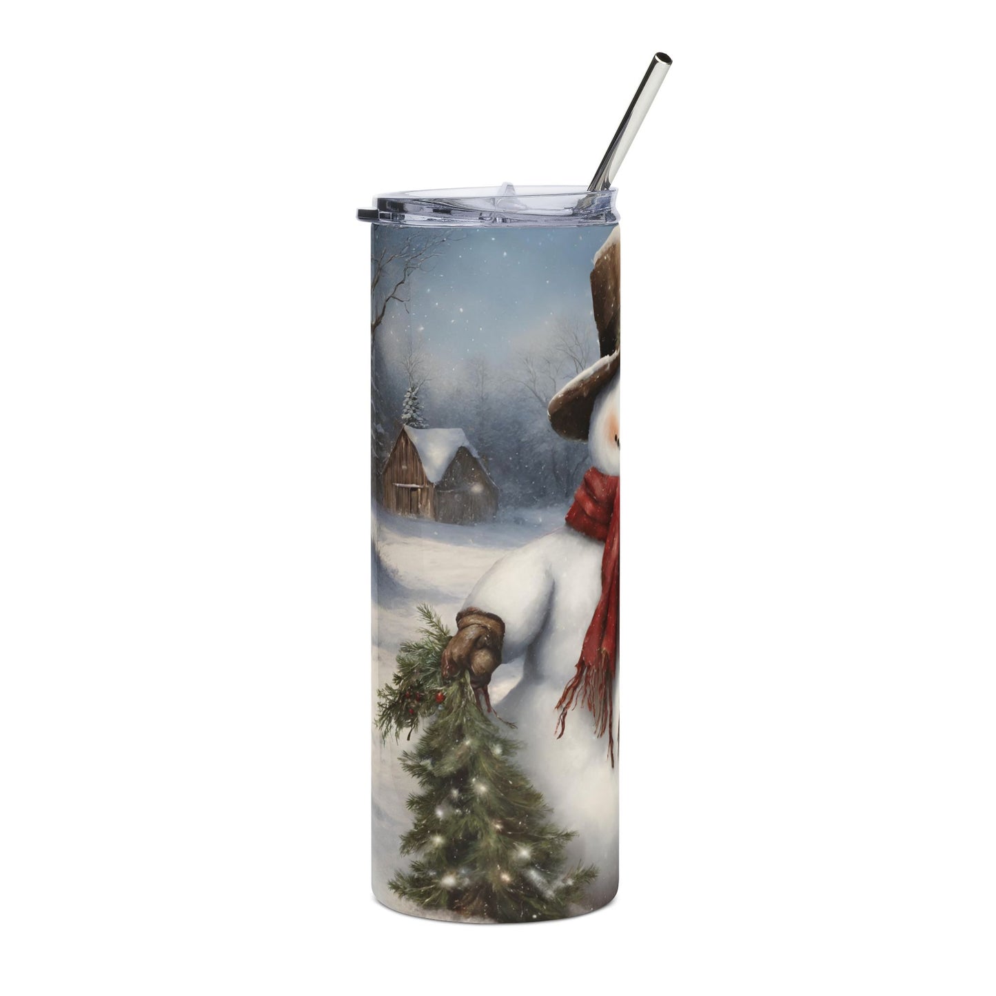 Winter Wonderland Stainless Steel Tumbler, 20oz | Snowman Design | Holiday Travel Mug | Christmas Gift | Winter Decor | Insulated Cup [...]