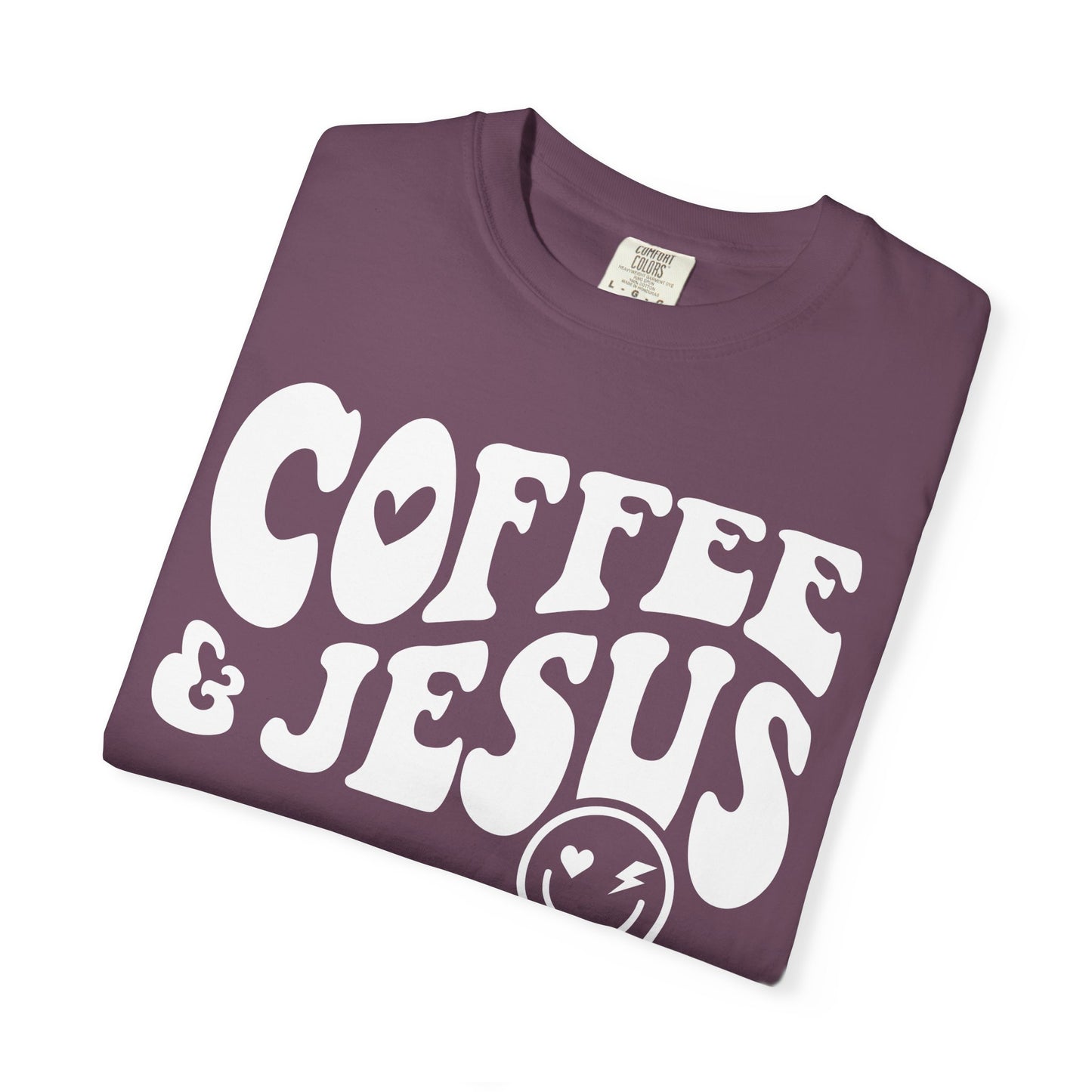 Coffee and Jesus - Jersey Short Sleeve T-Shirt