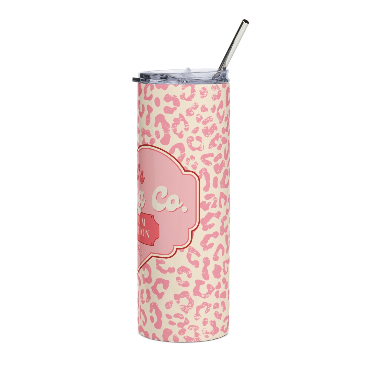 Cupid's Love Potion Tumbler - 20oz Stainless Steel Drinkware, Cute Gift for Valentine's Day, Trendy Travel Cup, Leopard Print, Premium [...]