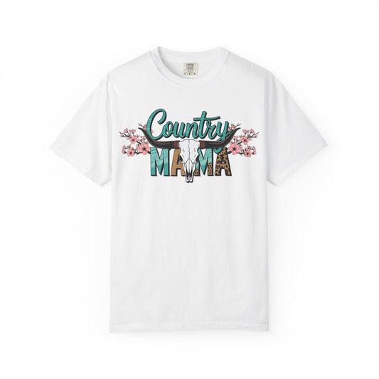 Country Mama T-Shirt, Unisex Tee, Floral Graphic Tee, Gift for Moms, Country Style Shirt, Casual Wear