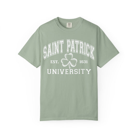 Saint Patrick's University Unisex Short Sleeve Tee - Perfect for Celebrating St. Patrick's Day!