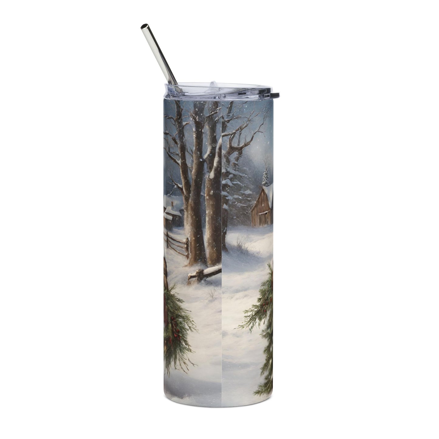 Winter Wonderland Stainless Steel Tumbler, 20oz | Snowman Design | Holiday Travel Mug | Christmas Gift | Winter Decor | Insulated Cup [...]