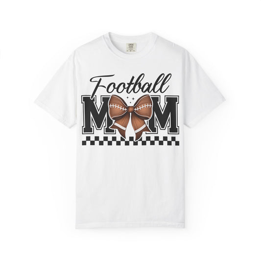 Football Mom Garment-Dyed T-Shirt | Unisex Tee for Sports Fans, Mother's Day Gift, Casual Wear, Game Day Style, Football Season