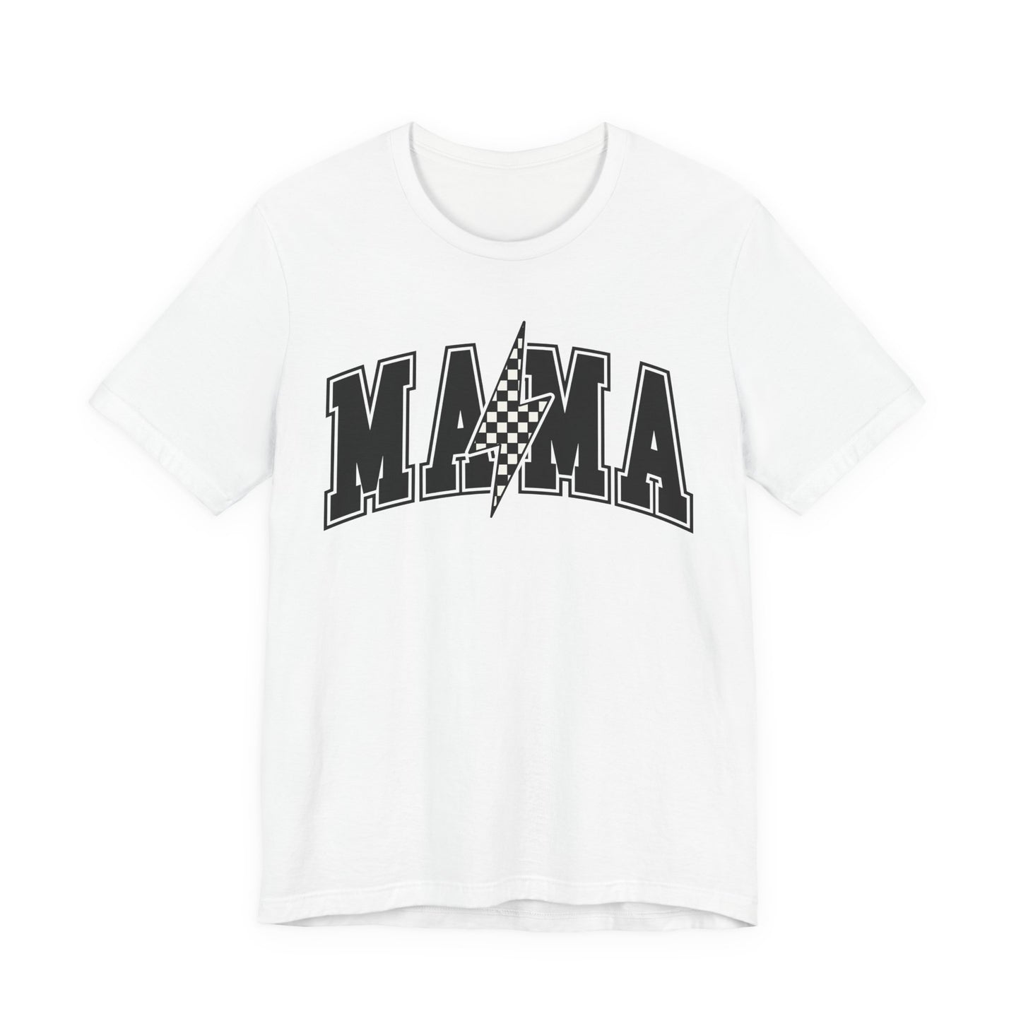 Mama Lightning Bolt Tee, Unisex Jersey Short Sleeve Shirt, Gift for Moms, Casual Wear, Mother's Day Gift, Trendy T-Shirt