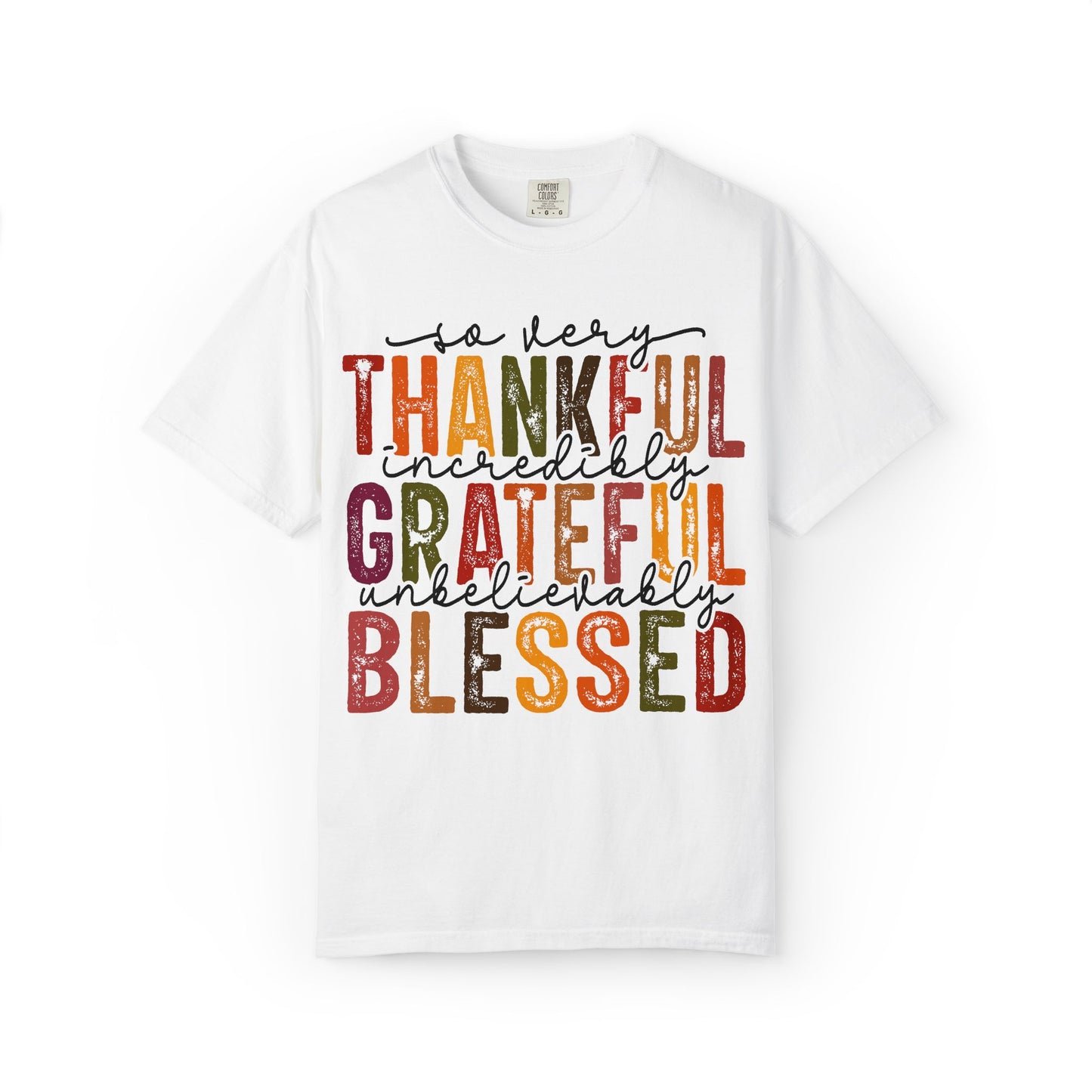 Thankful Grateful Blessed Tee