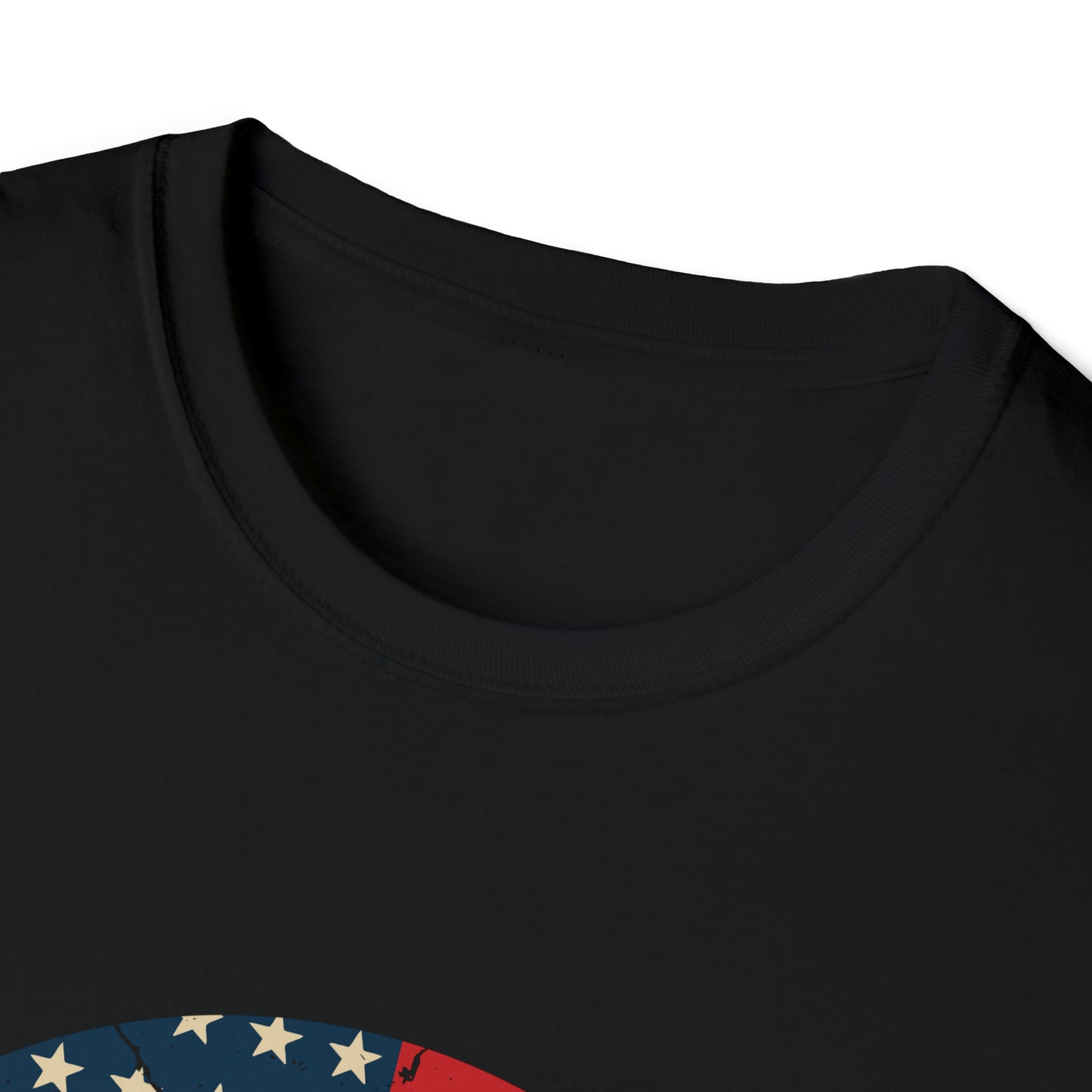 Skate Board American Flag - Softstyle T-Shirt