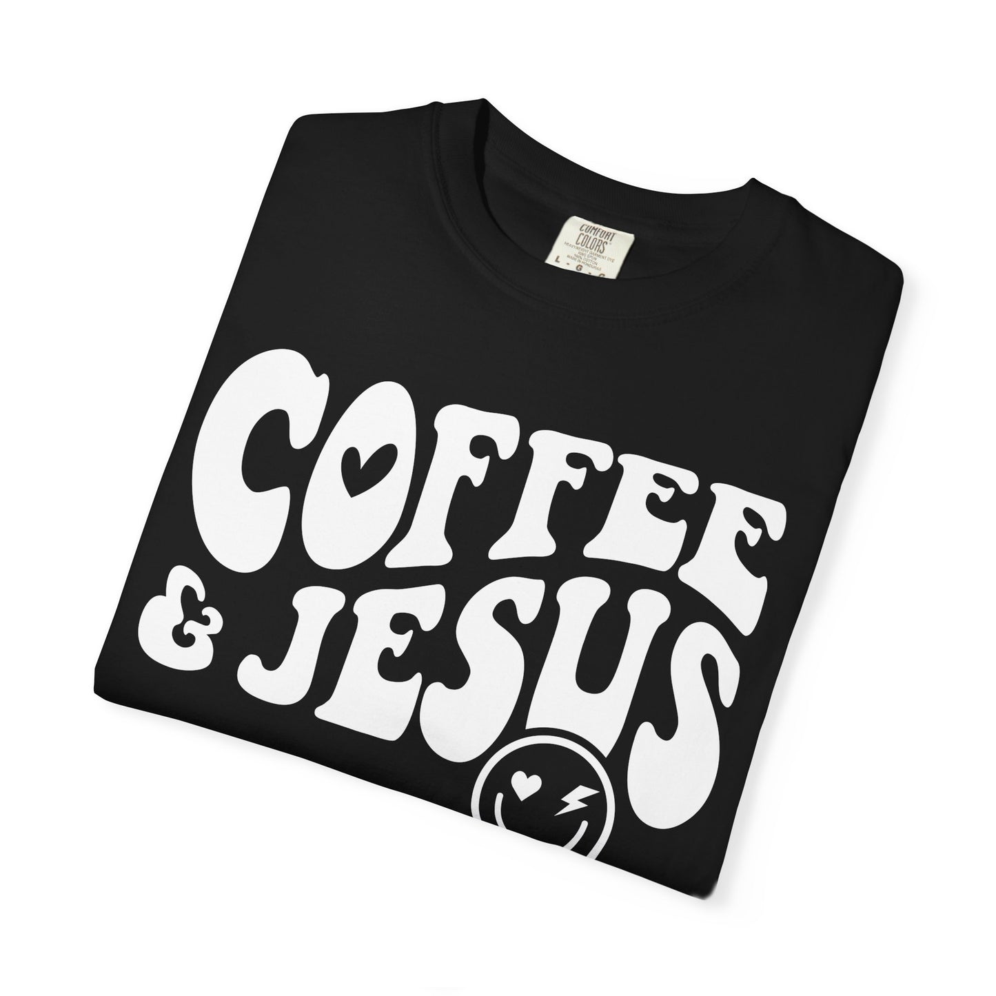 Coffee and Jesus - Jersey Short Sleeve T-Shirt