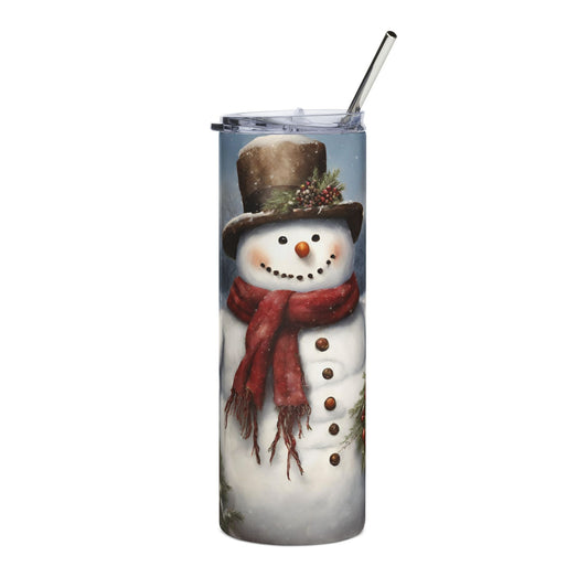 Winter Wonderland Stainless Steel Tumbler, 20oz | Snowman Design | Holiday Travel Mug | Christmas Gift | Winter Decor | Insulated Cup [...]