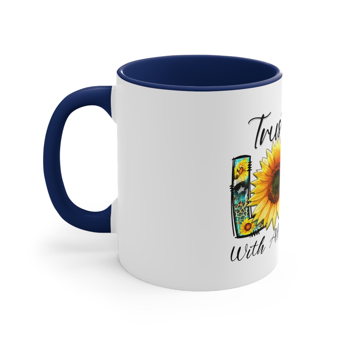 Trust in the Lord - Accent Coffee Mug, 11oz