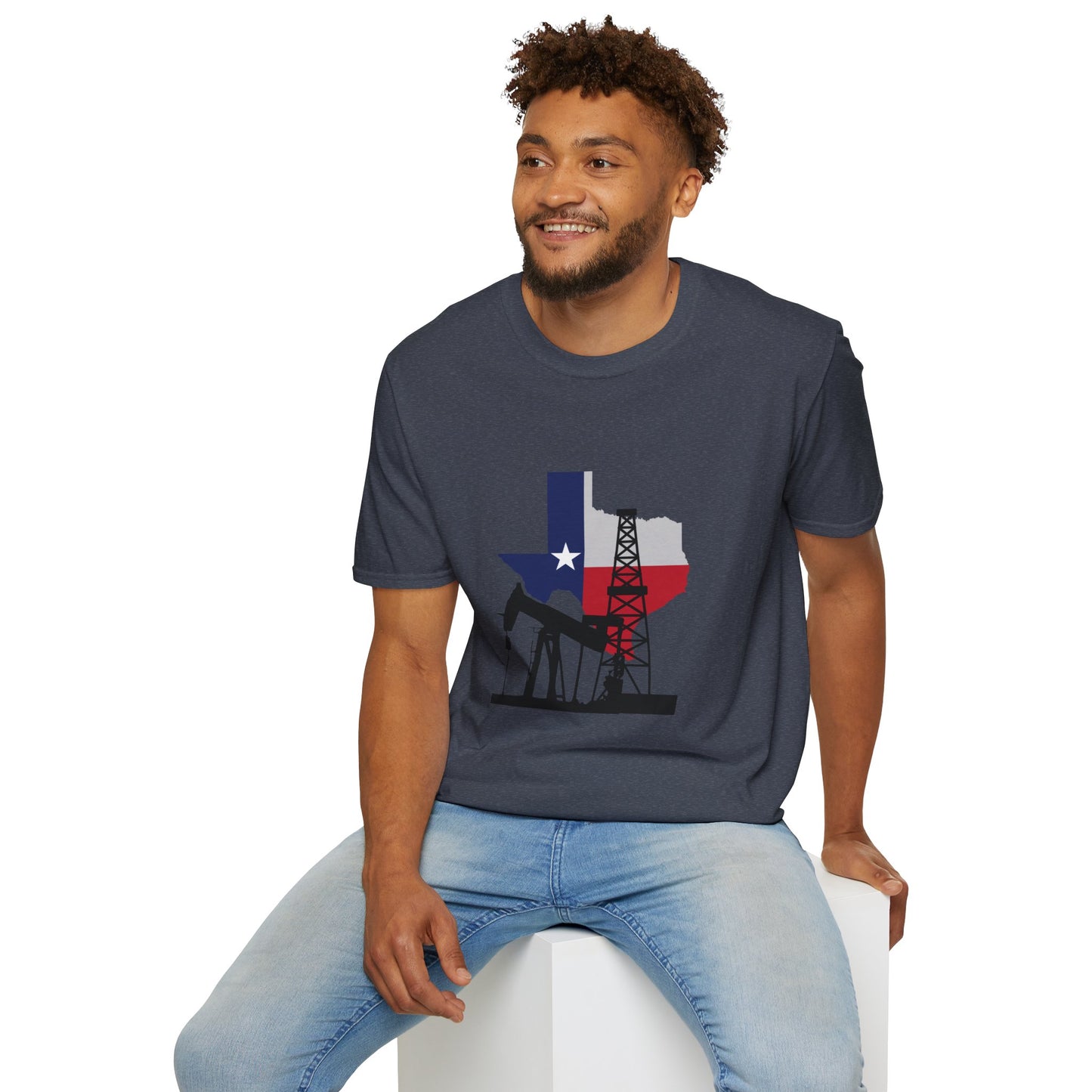 Texas Oilfield - Softstyle T-Shirt