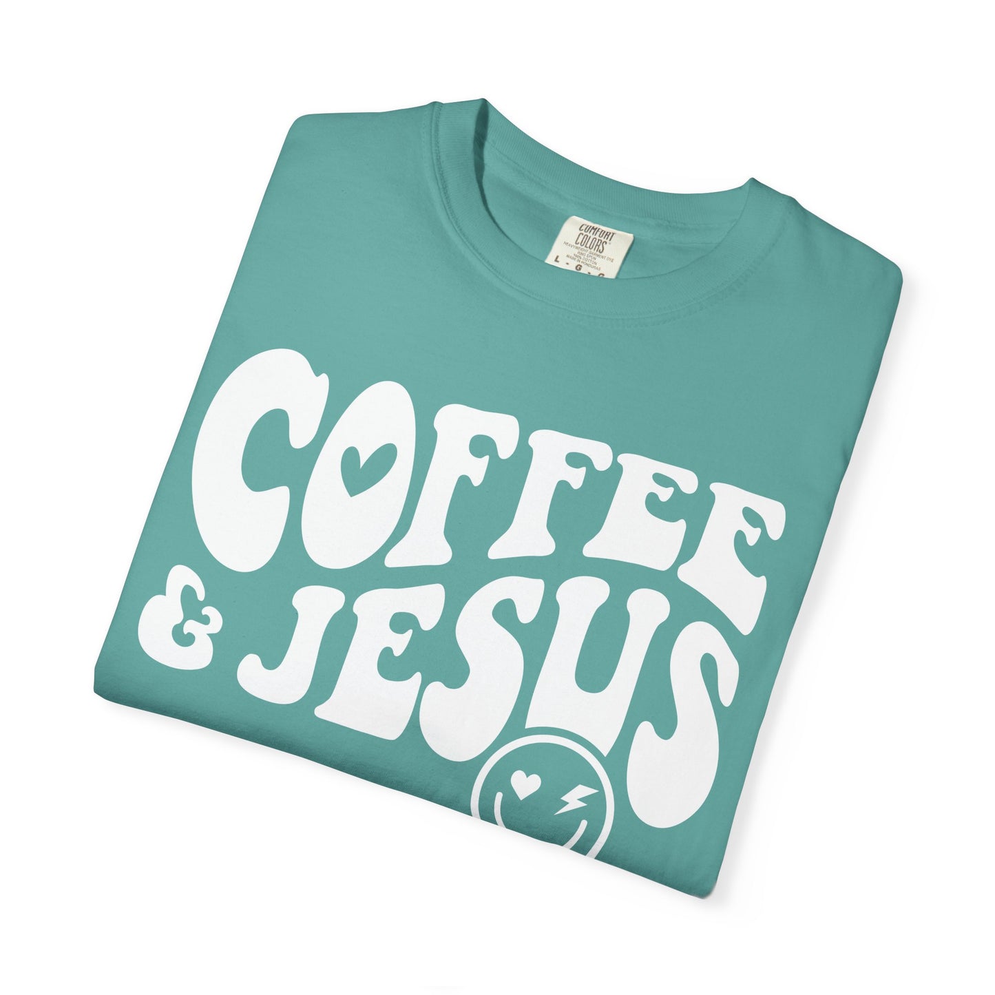 Coffee and Jesus - Jersey Short Sleeve T-Shirt