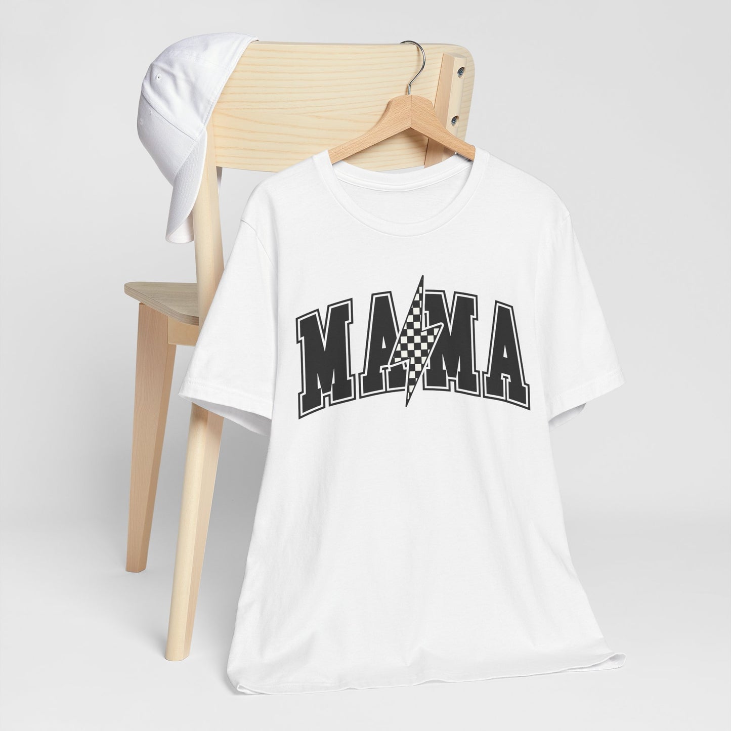 Mama Lightning Bolt Tee, Unisex Jersey Short Sleeve Shirt, Gift for Moms, Casual Wear, Mother's Day Gift, Trendy T-Shirt