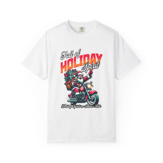 Santa Motorcycle T-Shirt